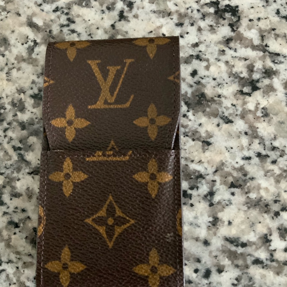 Louis Vuitton Brown Monogram Vintage Cigarette Holder